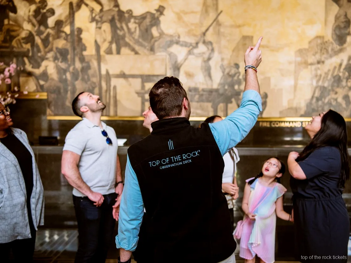 Sert and Brangwyn murals inside 30 Rockefeller Plaza