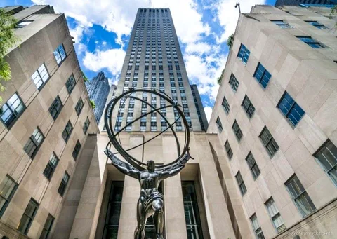 Channel Gardens auf der Rockefeller Center Architektur-Tour