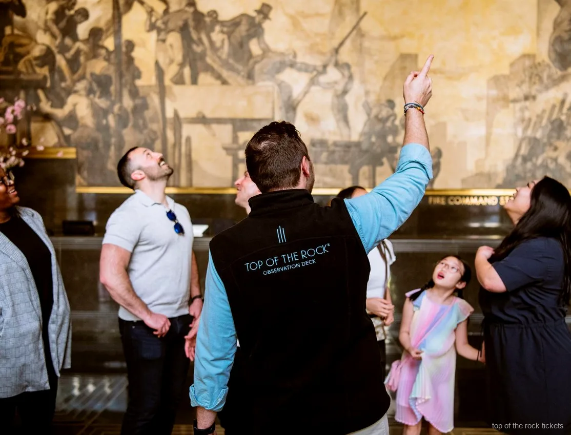 Murales di Sert e Brangwyn all'interno del 30 Rockefeller Plaza