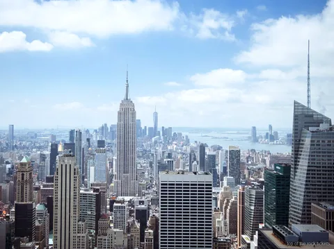 Channel Gardens vistos en el camino hacia Top of the Rock